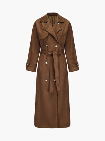 Molly suede Trenchcoat